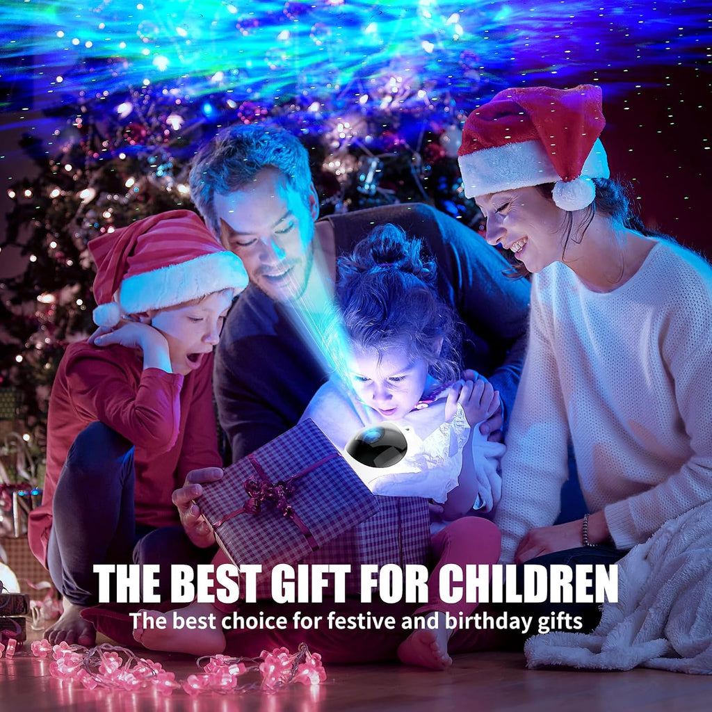 Astronaut Galaxy Projector with Bluetooth Speaker and Remote Control, 360° Adjustable Angle Space Projector for Bedroom Ceiling, Ideal Night Light for Kids and Adults, Perfect for Birthdays and Valentine's Day (White)