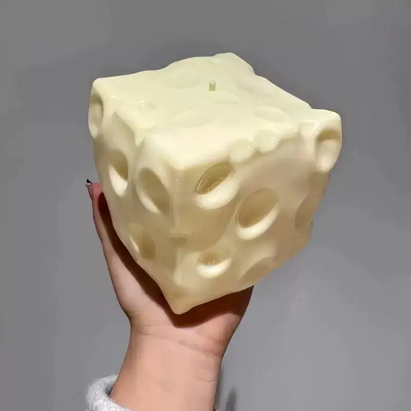 Plush Soft Cheese Block, Giant Fidget Toy, Asmr Stress Ball, Relaxing Game, Teen & Adult Anxiety Relief, Birthday Gift, Home Decor