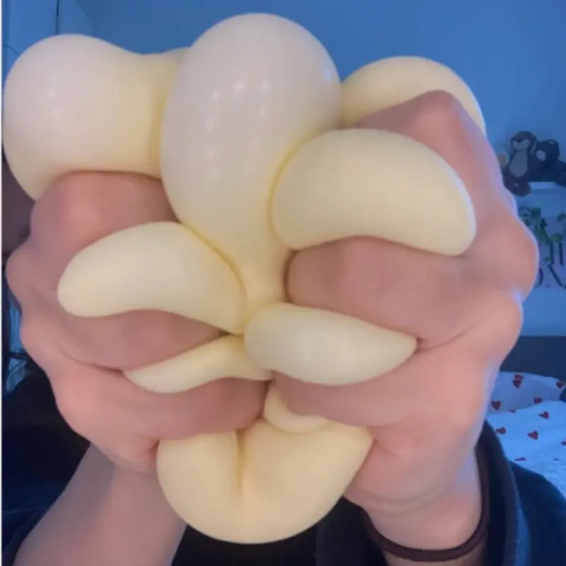 Plush Soft Cheese Block, Giant Fidget Toy, Asmr Stress Ball, Relaxing Game, Teen & Adult Anxiety Relief, Birthday Gift, Home Decor