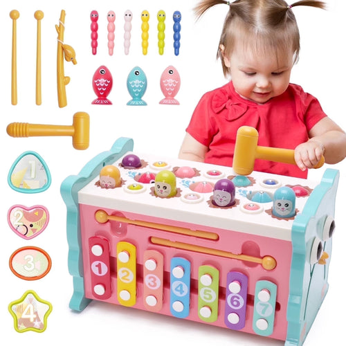Montessori Learning Toys 8 in 1 Baby Sensory Toys Toddler Educational Gifts for Kids 1- 3Y Boys & Girls