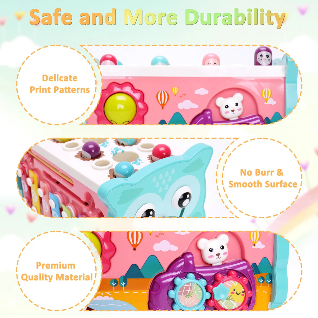 Montessori Learning Toys 8 in 1 Baby Sensory Toys Toddler Educational Gifts for Kids 1- 3Y Boys & Girls